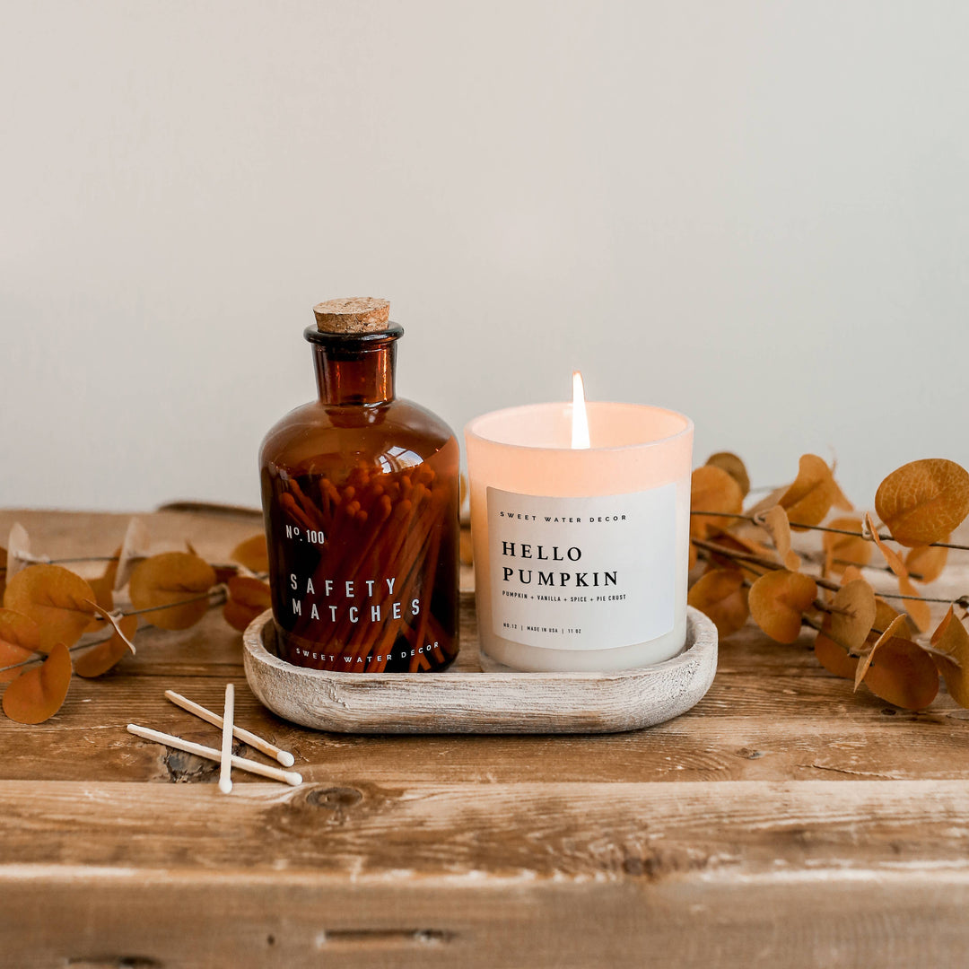 Hello Pumpkin 11 oz Soy Candle - Fall Decor & Gifts