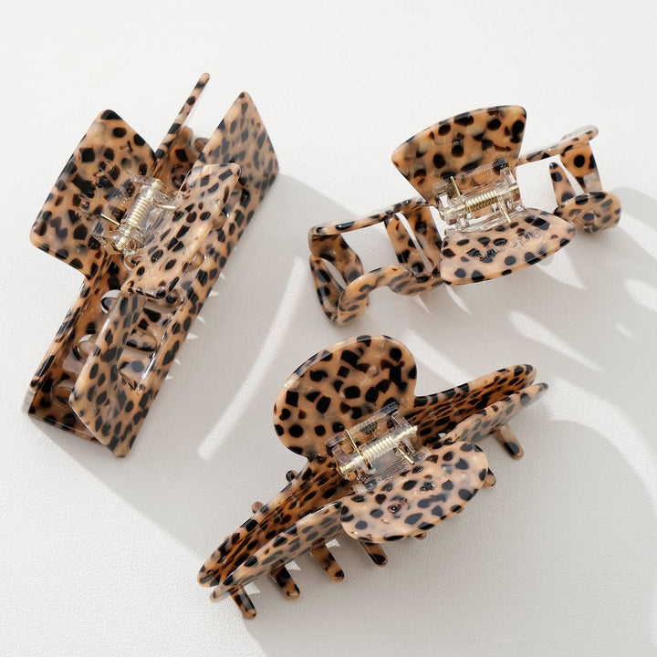Wild Leopard Large - Assorted Claw Clips