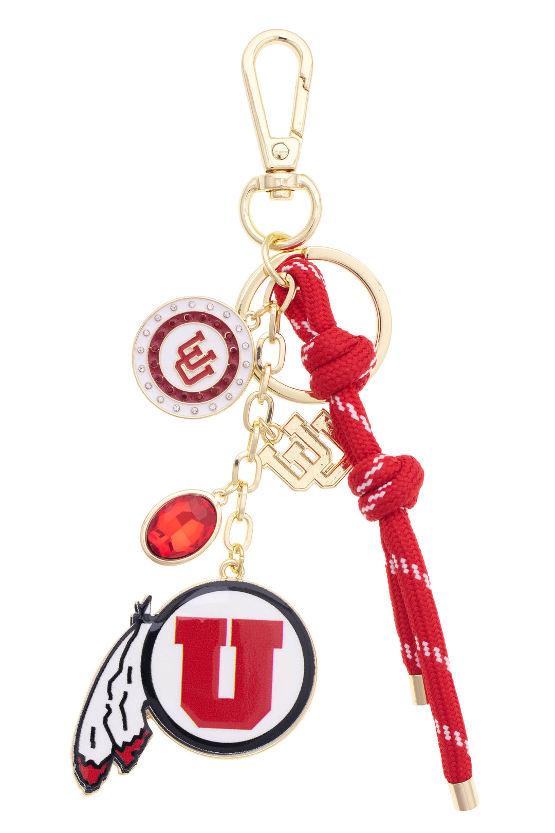 Bag Charm-Utah Utes Cluster