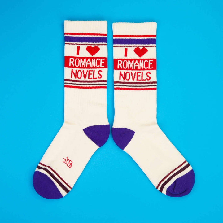 Gym Crew Socks- I ❤️ Romance Novels