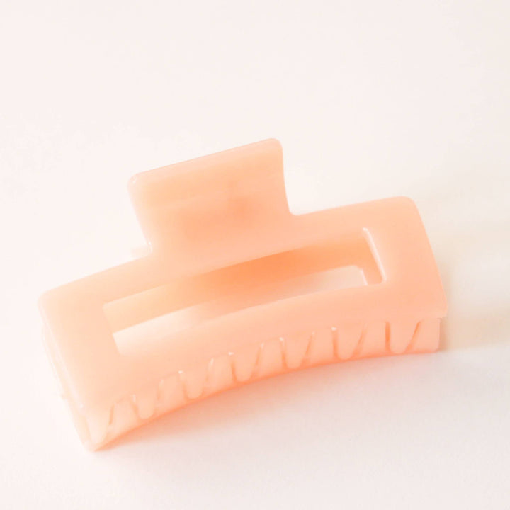 Hair Claw-Jelly Rectangle