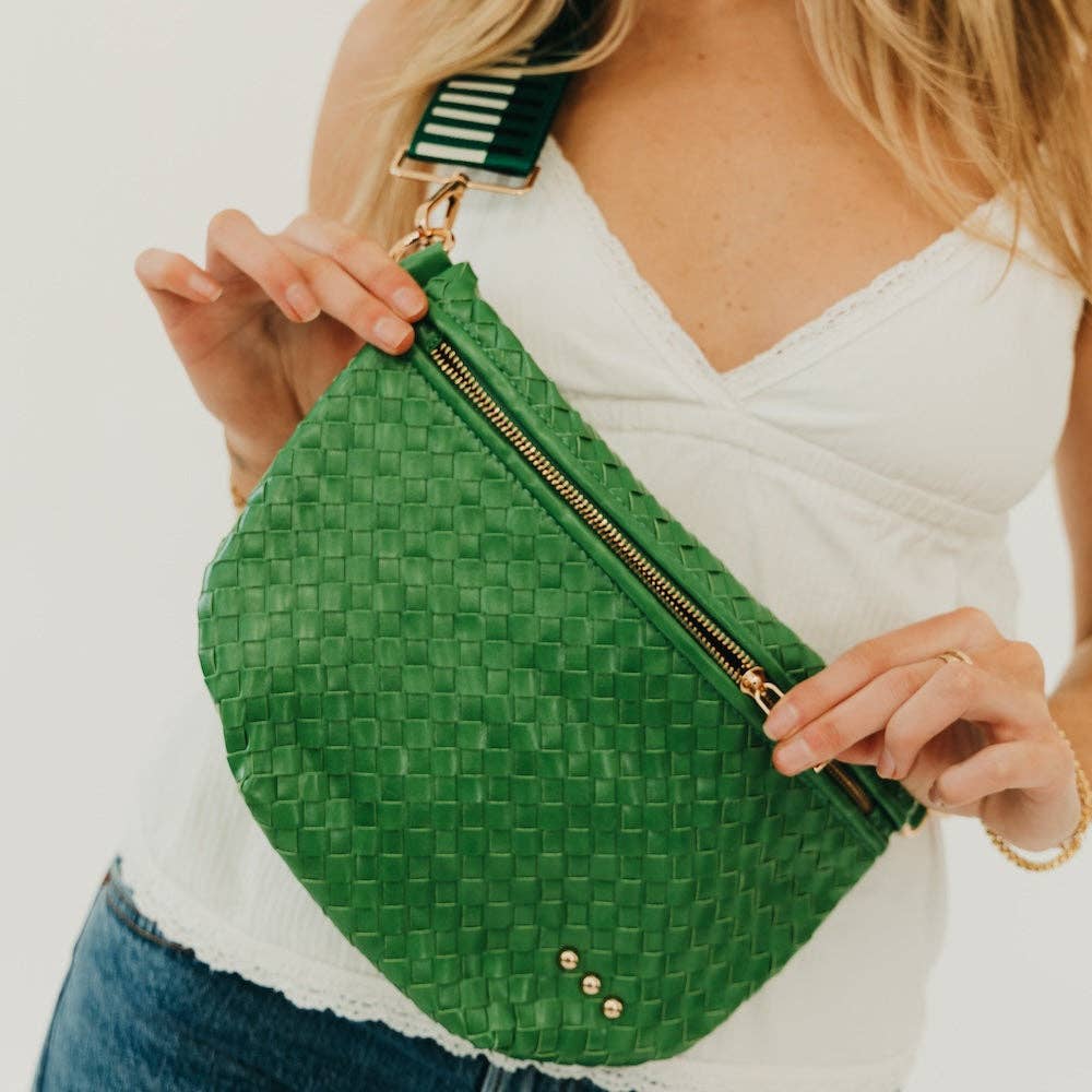 Bum Bag-Westlyn Woven Leather