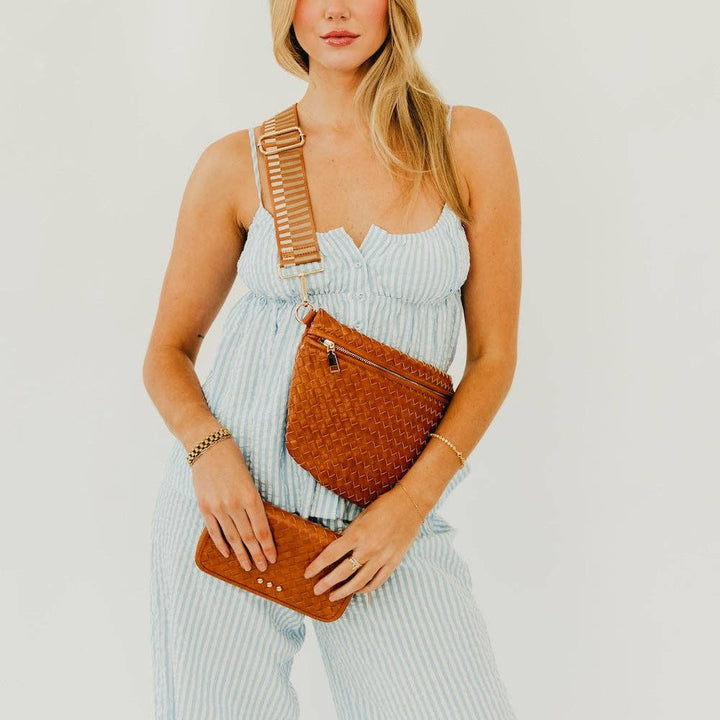 Bum Bag-Westlyn Woven Leather