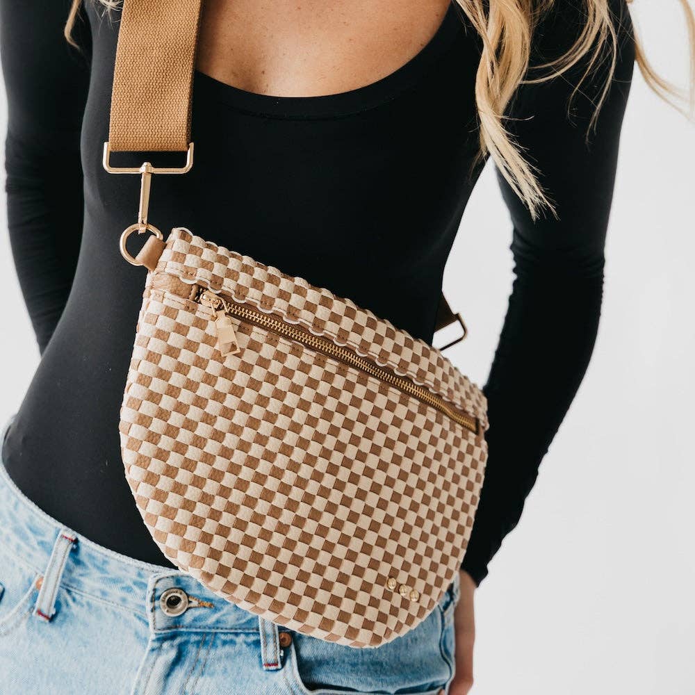 Bum Bag-Westlyn Woven Leather