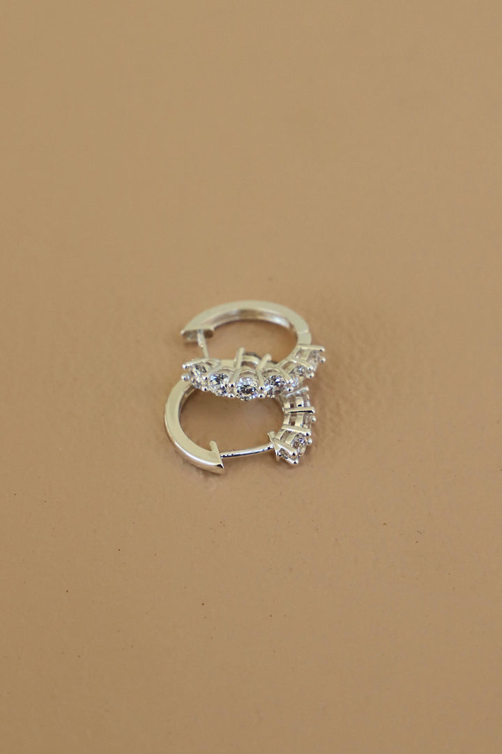 E1725S Silver Élan Hoops
