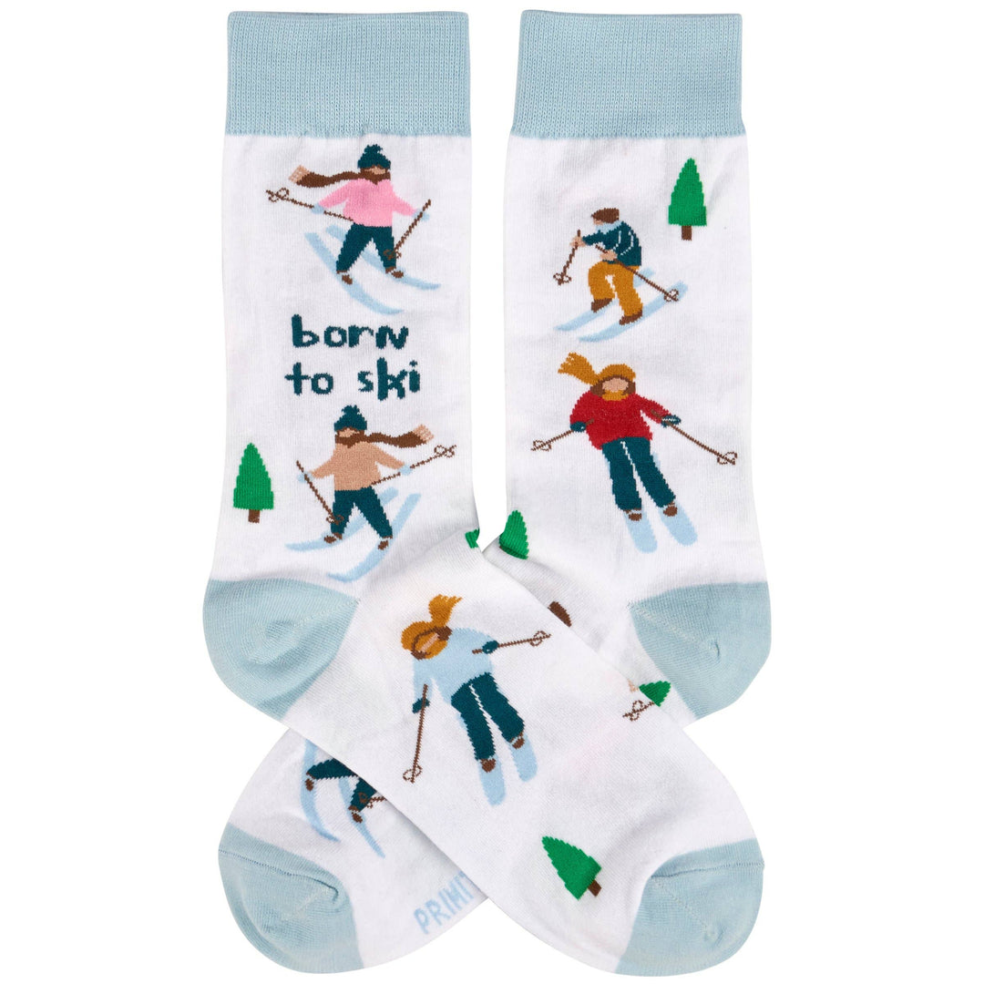 Socks-Born To Ski