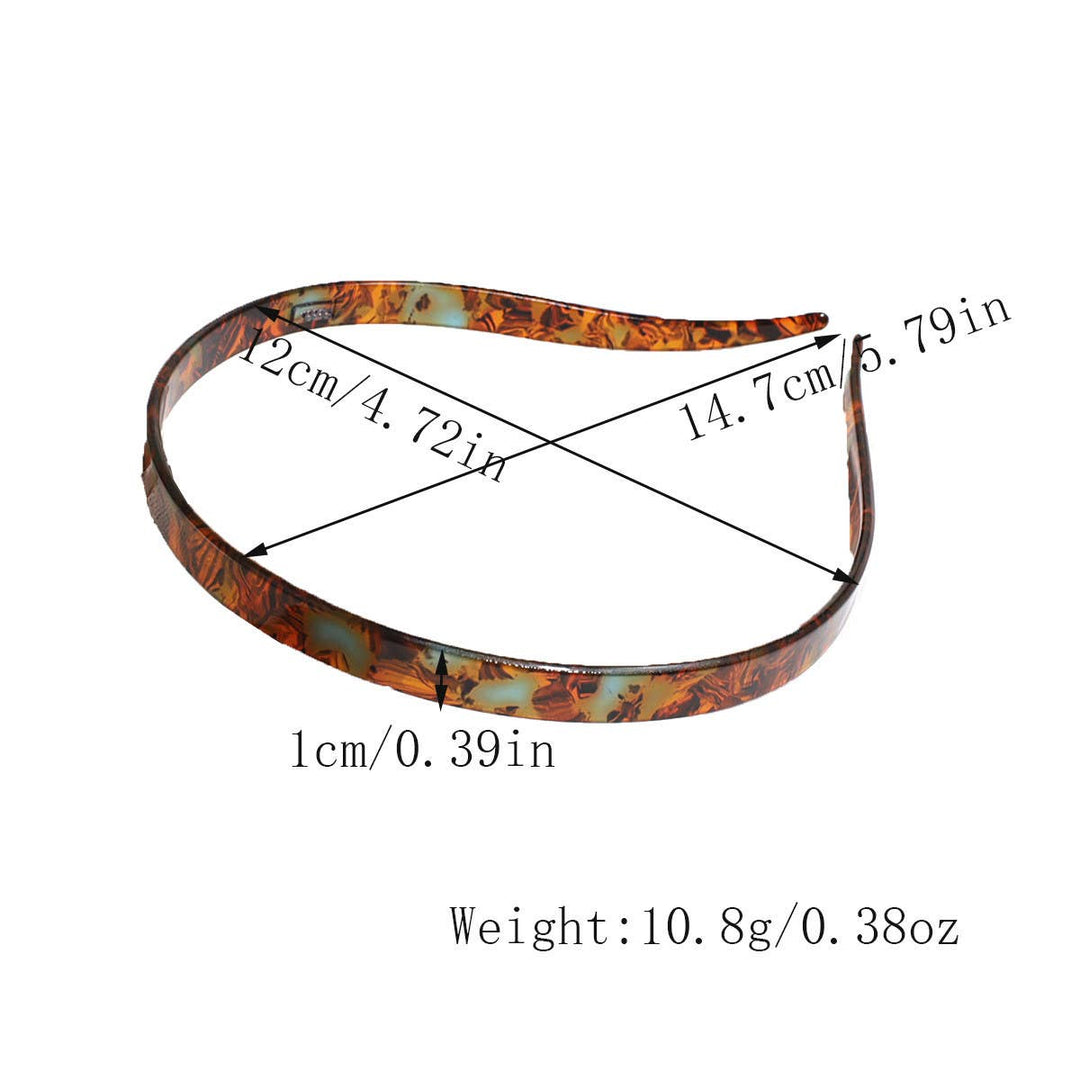 HEADBAND-RETRO ICE CRACK TOOTHED