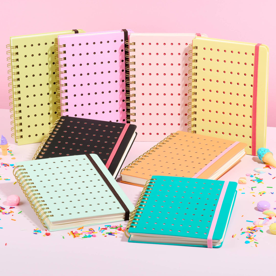 Spiral Notebook-Mint Chip A5 Mini Sprinkles