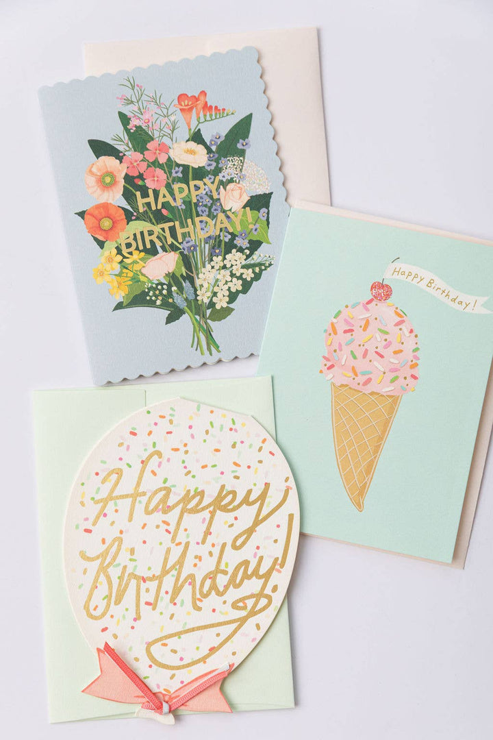Greeting Card-Floral Birthday
