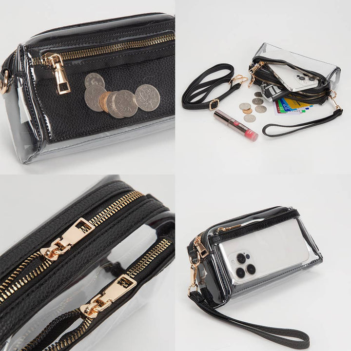 Small Crossbody Bag-Transparent