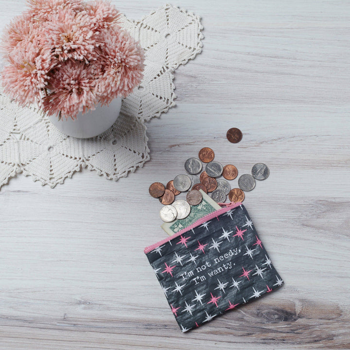 Zipper Wallet-I'm Wanty