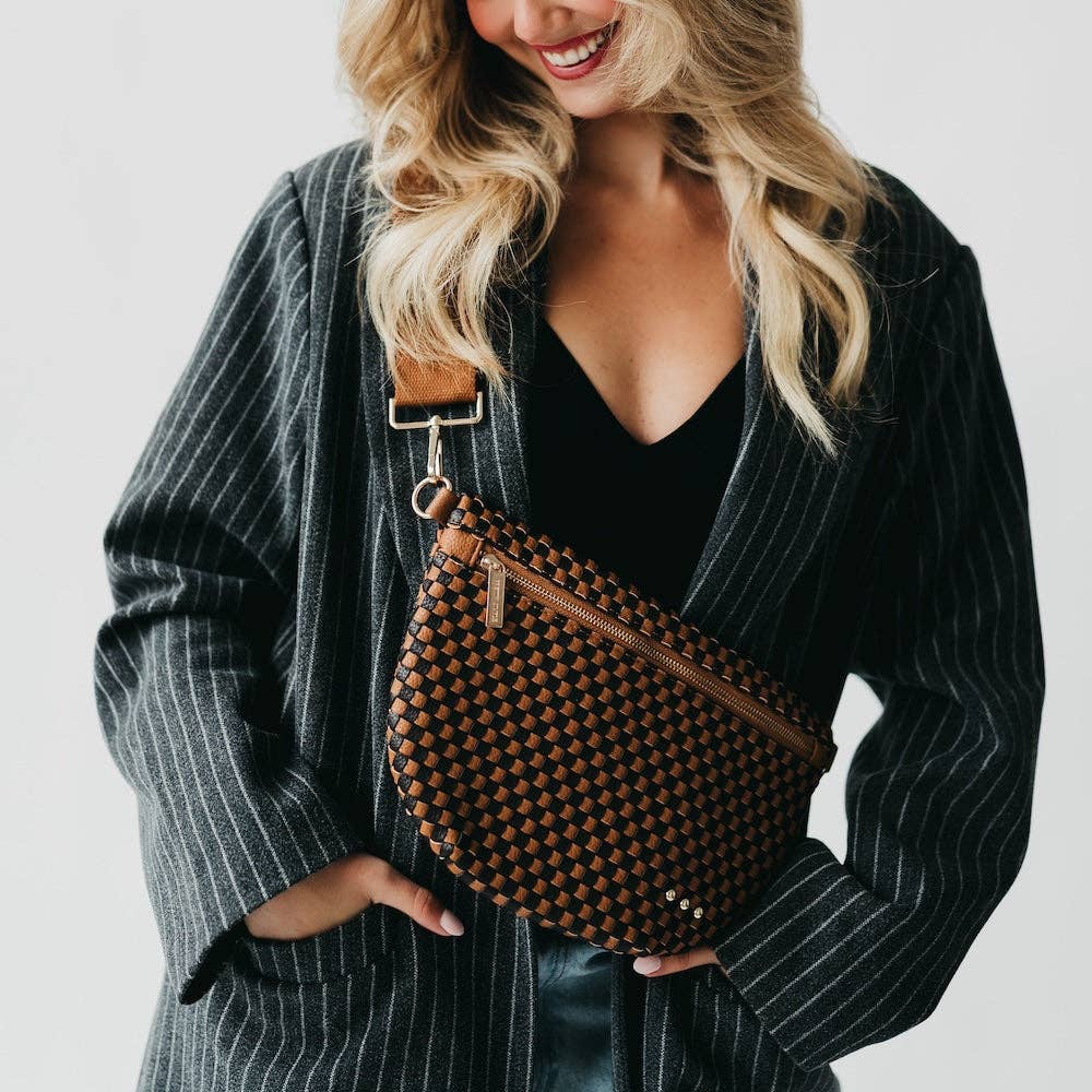 Bum Bag-Westlyn Woven Leather
