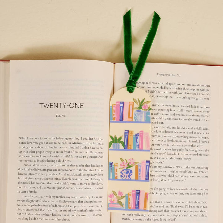 Acrylic Bookmark–Book Shelfie
