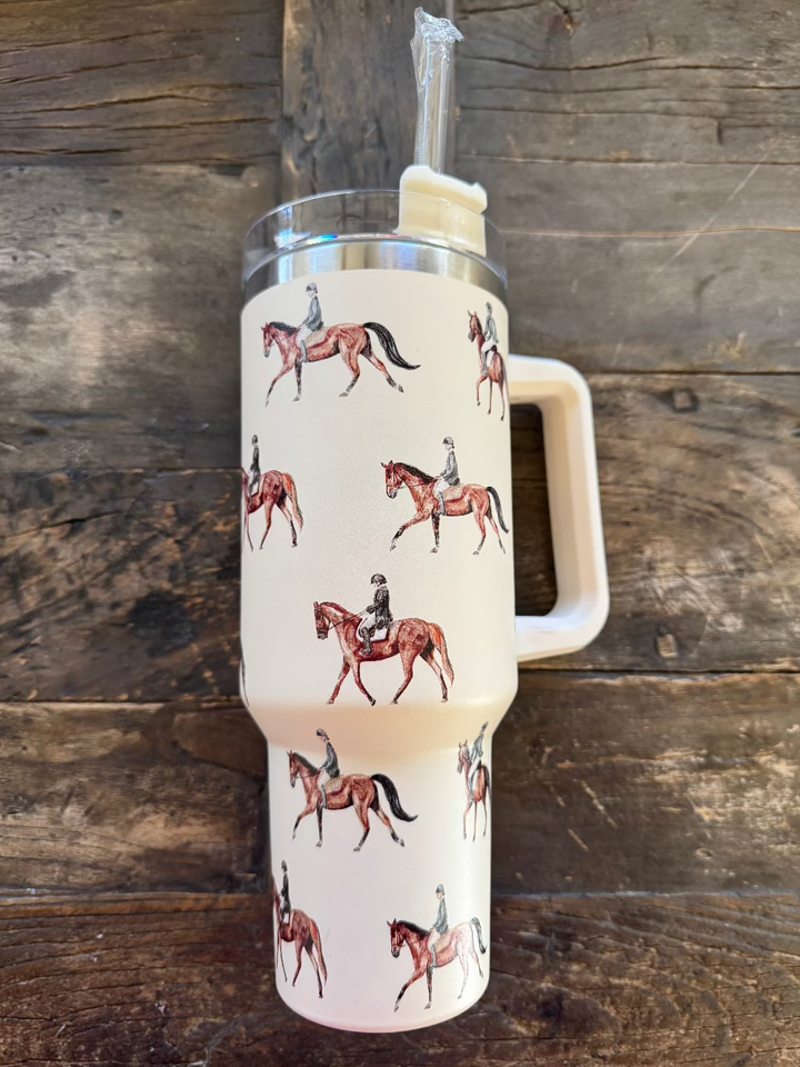 English Rider Tumbler (40 oz)