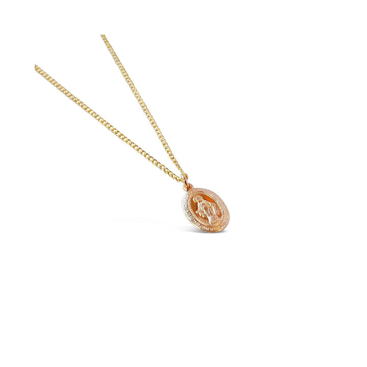 Necklace-Gold Small Virgin Mary
