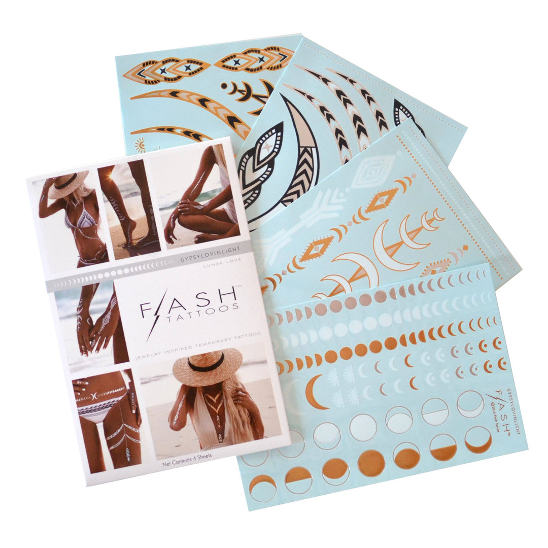 Lunar Love Temporary Tattoo