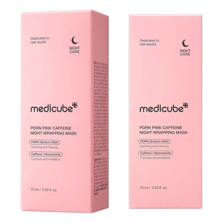 Medicube Mask 75ml-PDRN Pink Caffeine Night Wrapping Mask