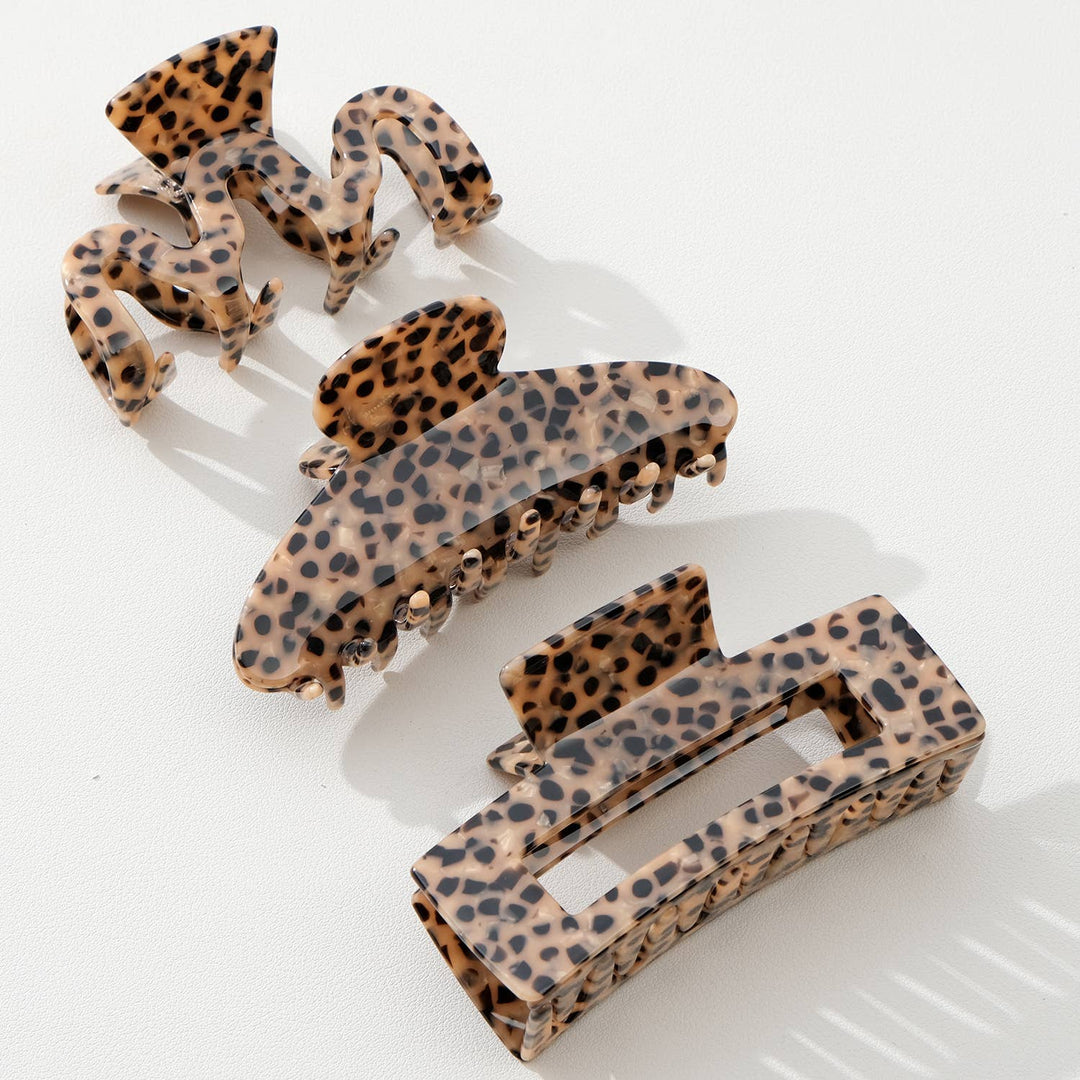 Wild Leopard Large - Assorted Claw Clips