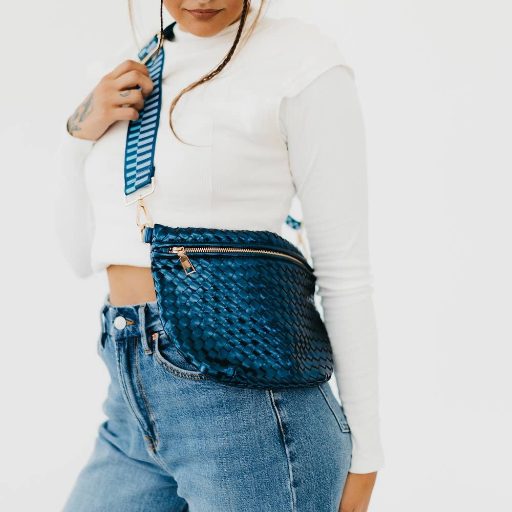 Bum Bag-Westlyn Woven Leather