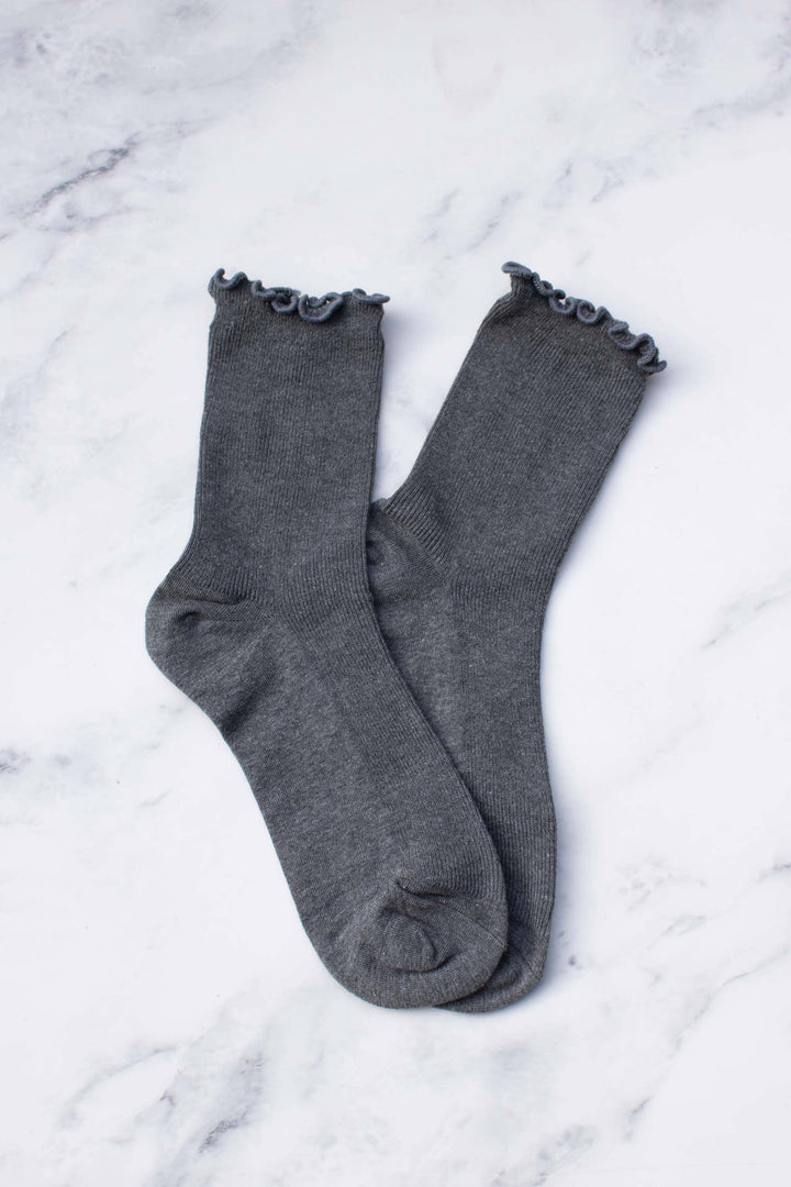 Wednesday Ruffle Socks