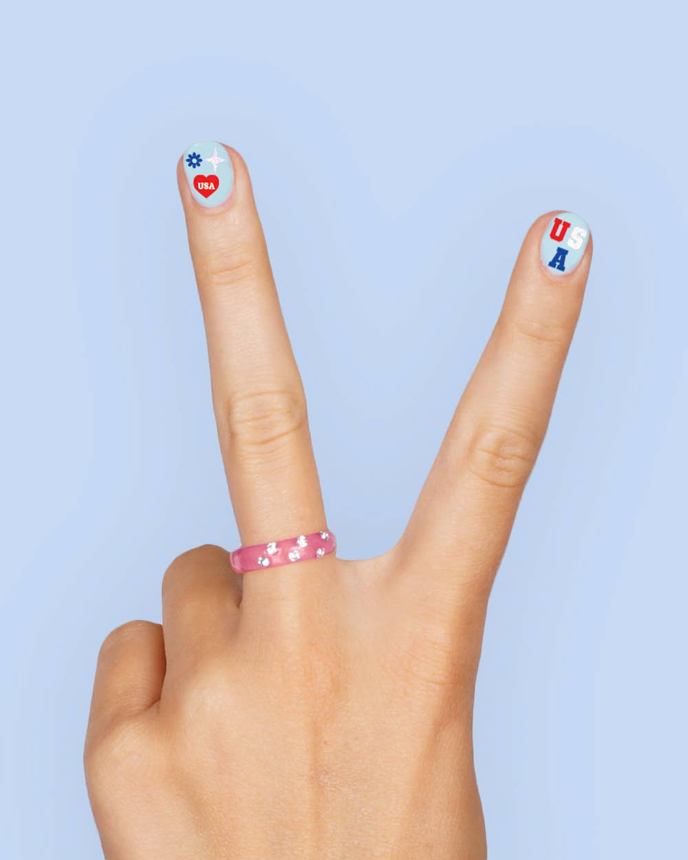 Nail Stickers-America 250 | patriotic nails, usa party