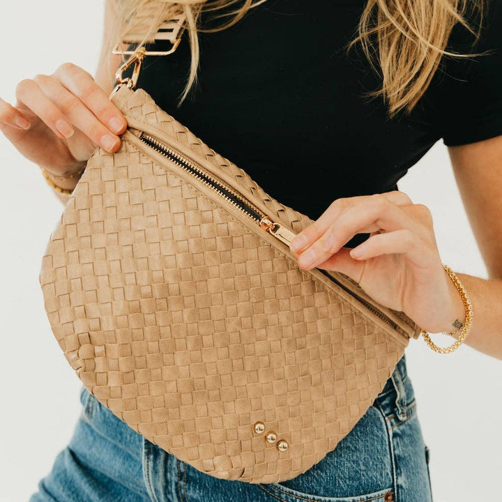 Bum Bag-Westlyn Woven Leather