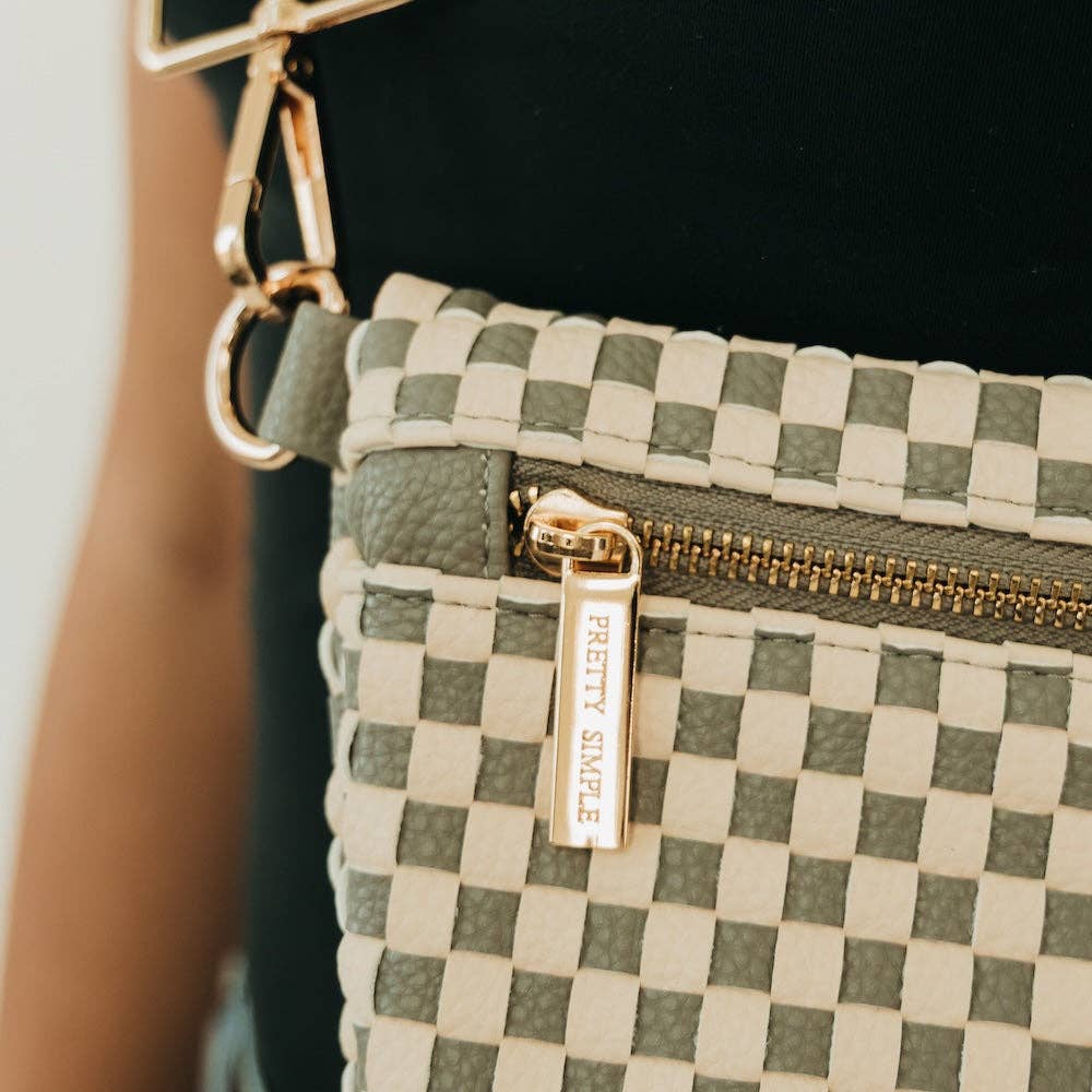 Bum Bag-Westlyn Woven Leather