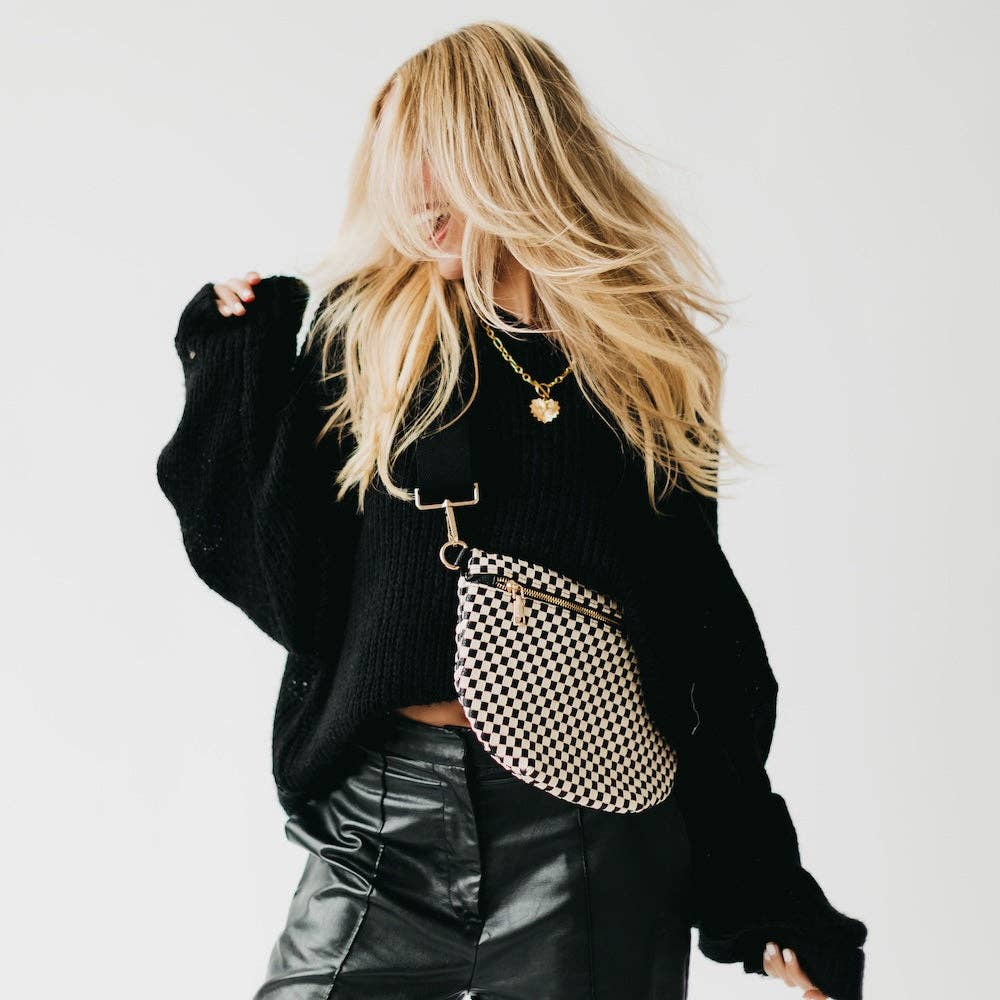 Bum Bag-Westlyn Woven Leather