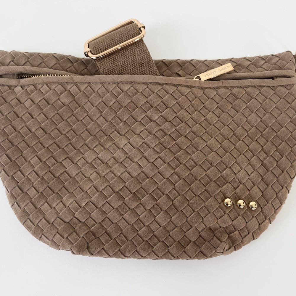 Bum Bag-Westlyn Woven Suede