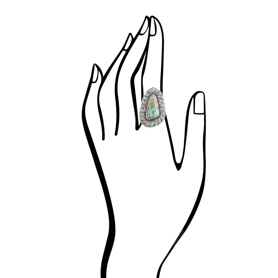 Ring-Sedona Turquoise and Sterling Silver