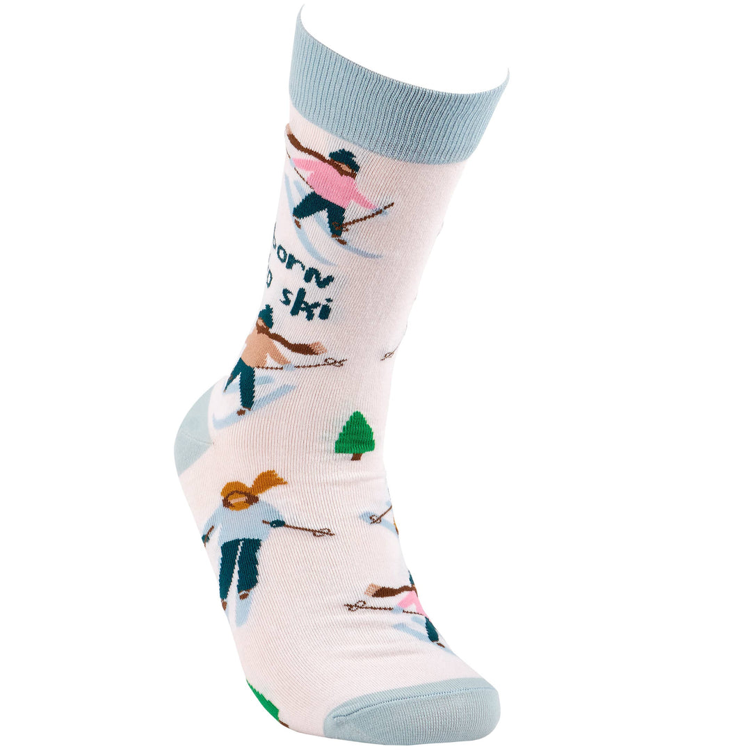 Socks-Born To Ski