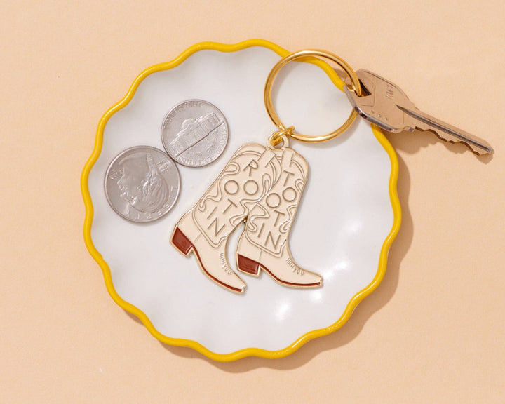 Keychain & Bag Charm-Rootin' Tootin' Western Cowboy Boot