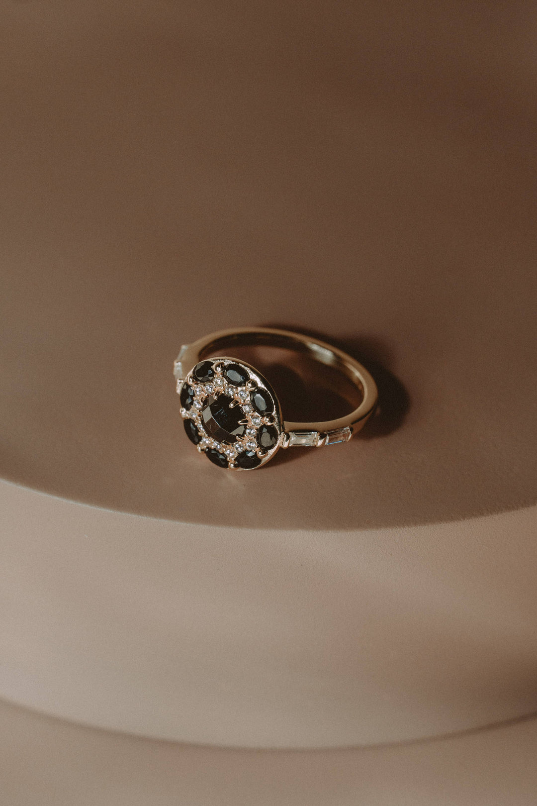 Obsidian Crest Ring
