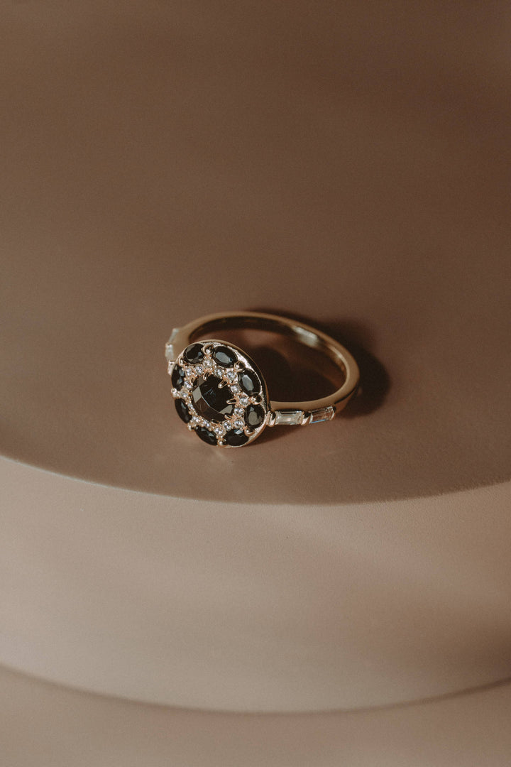 Obsidian Crest Ring