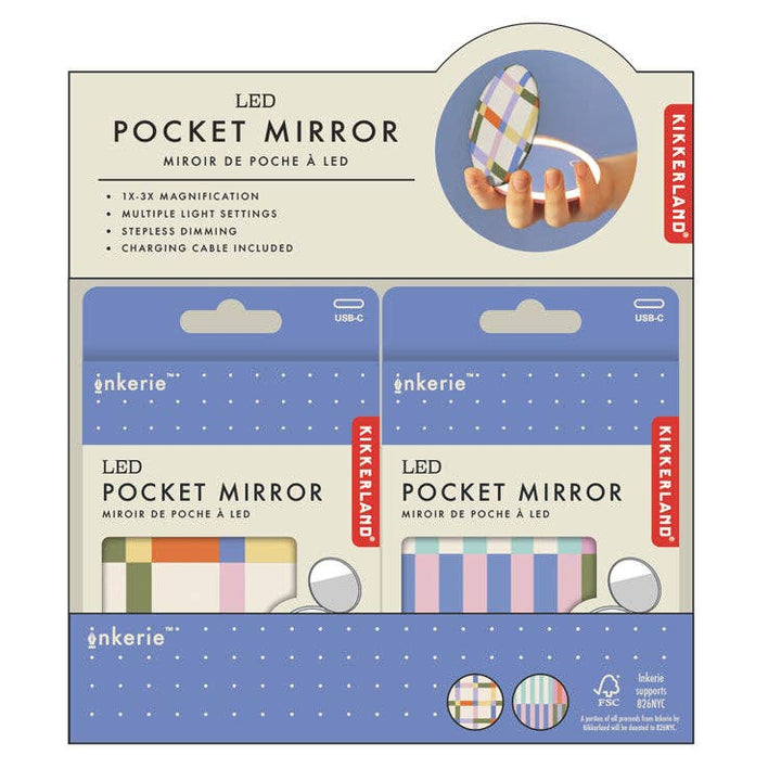 Inkerie LED Pocket Mirror