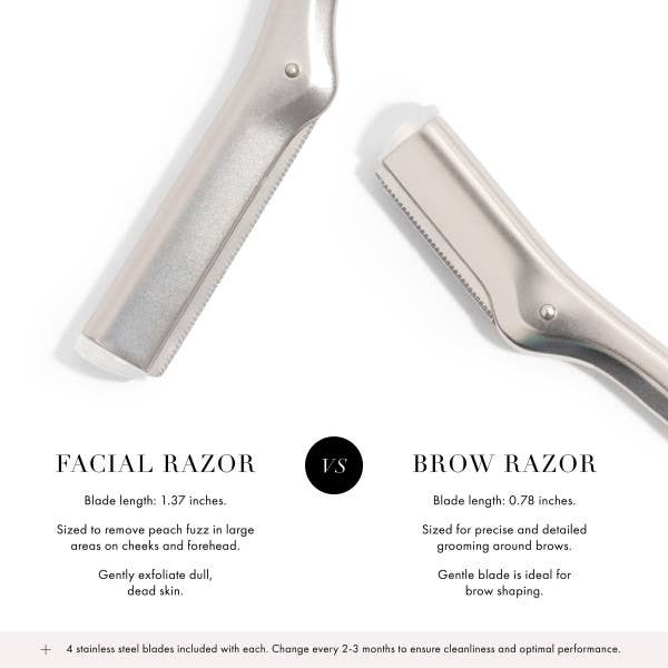 Retail-Metal Facial Razor