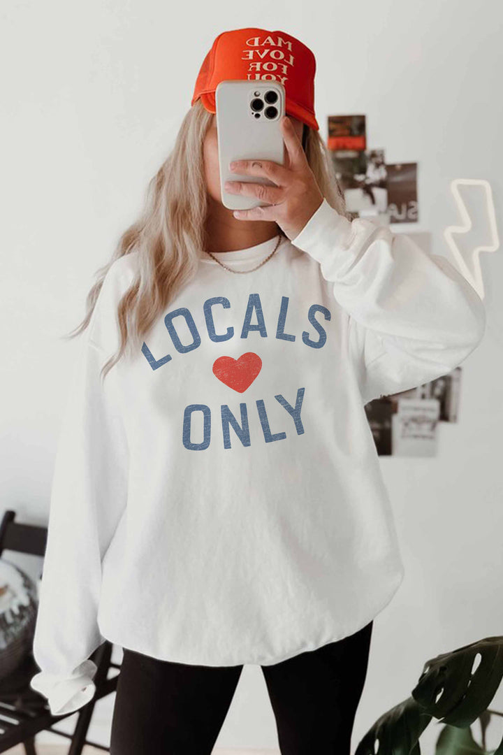 Oversized Sweatshirt-Locals Only