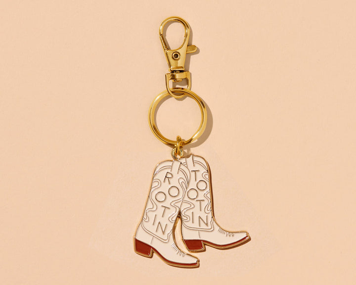 Keychain & Bag Charm-Rootin' Tootin' Western Cowboy Boot