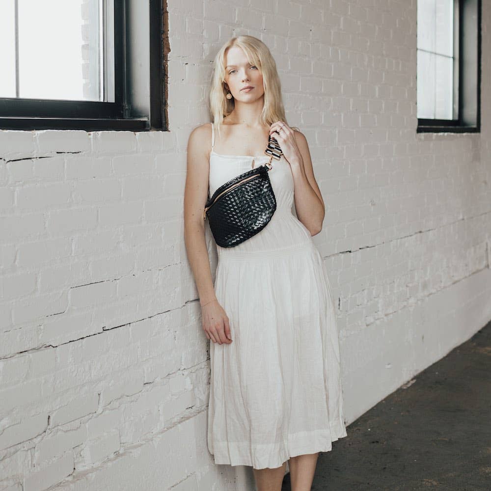 Bum Bag-Westlyn Woven Leather