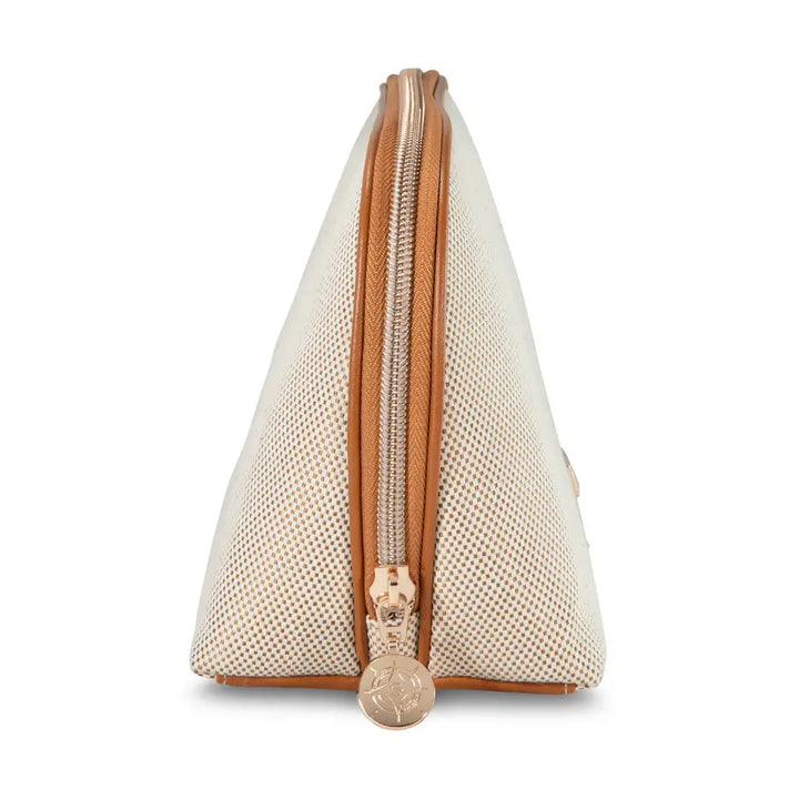 Tropea Ivory Lola Makeup Bag