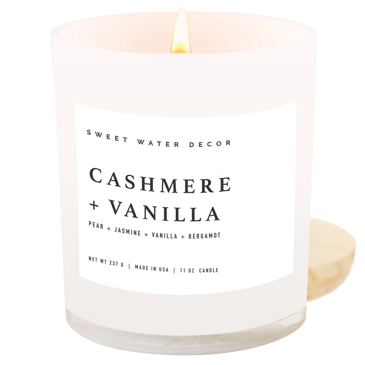 Soy Candle 11oz-Cashmere & Vanilla
