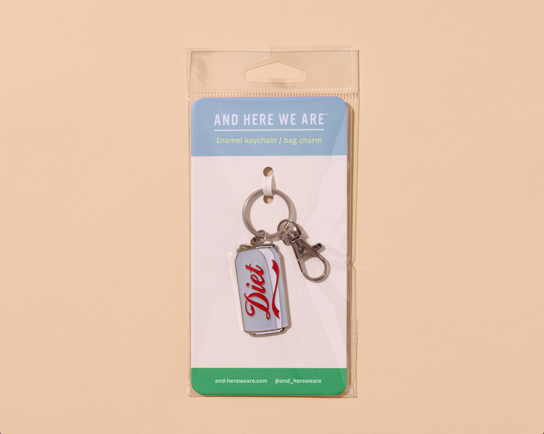 Keychain & Bag Charm-Diet Soda Enamel