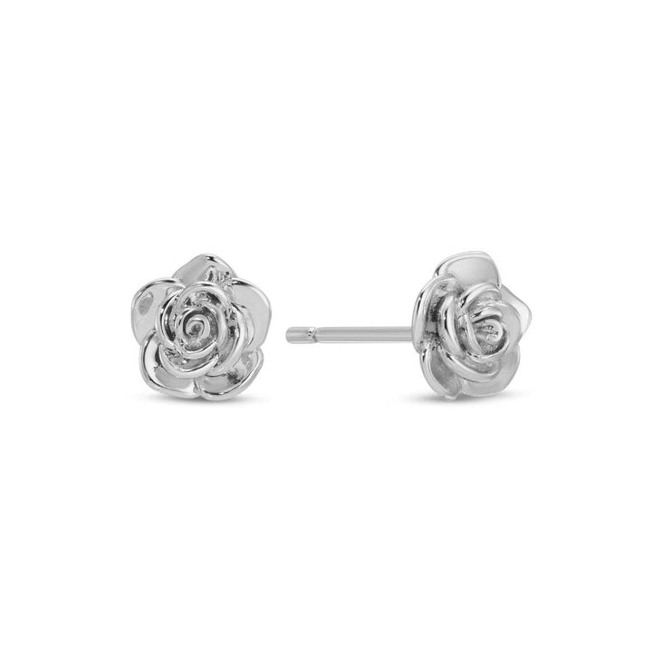 Velvet Gift Tag-Gold Rose Studs