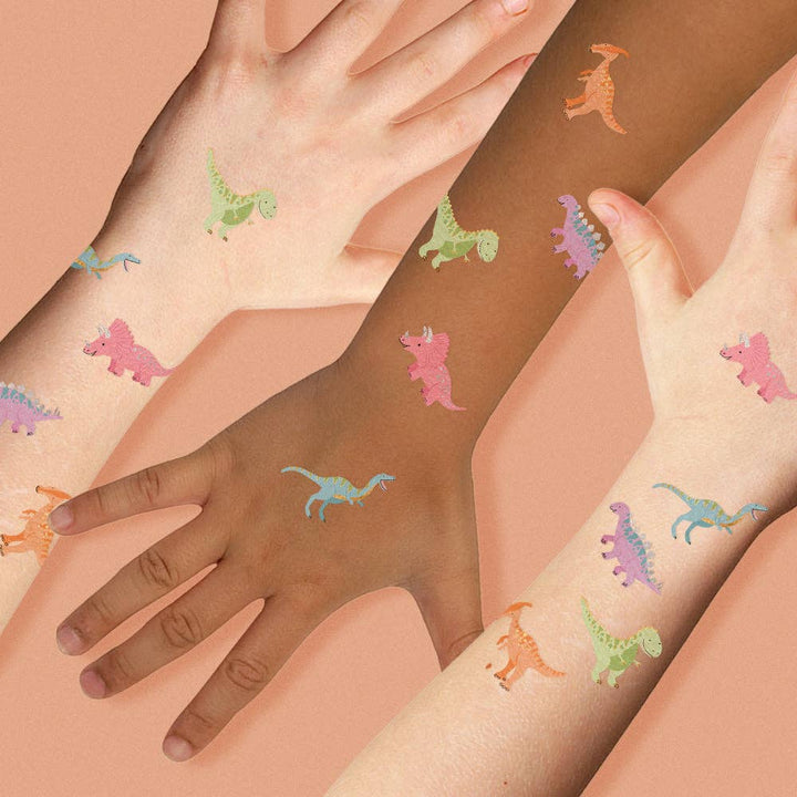 Dinosaur kids temporary tattoo variety set