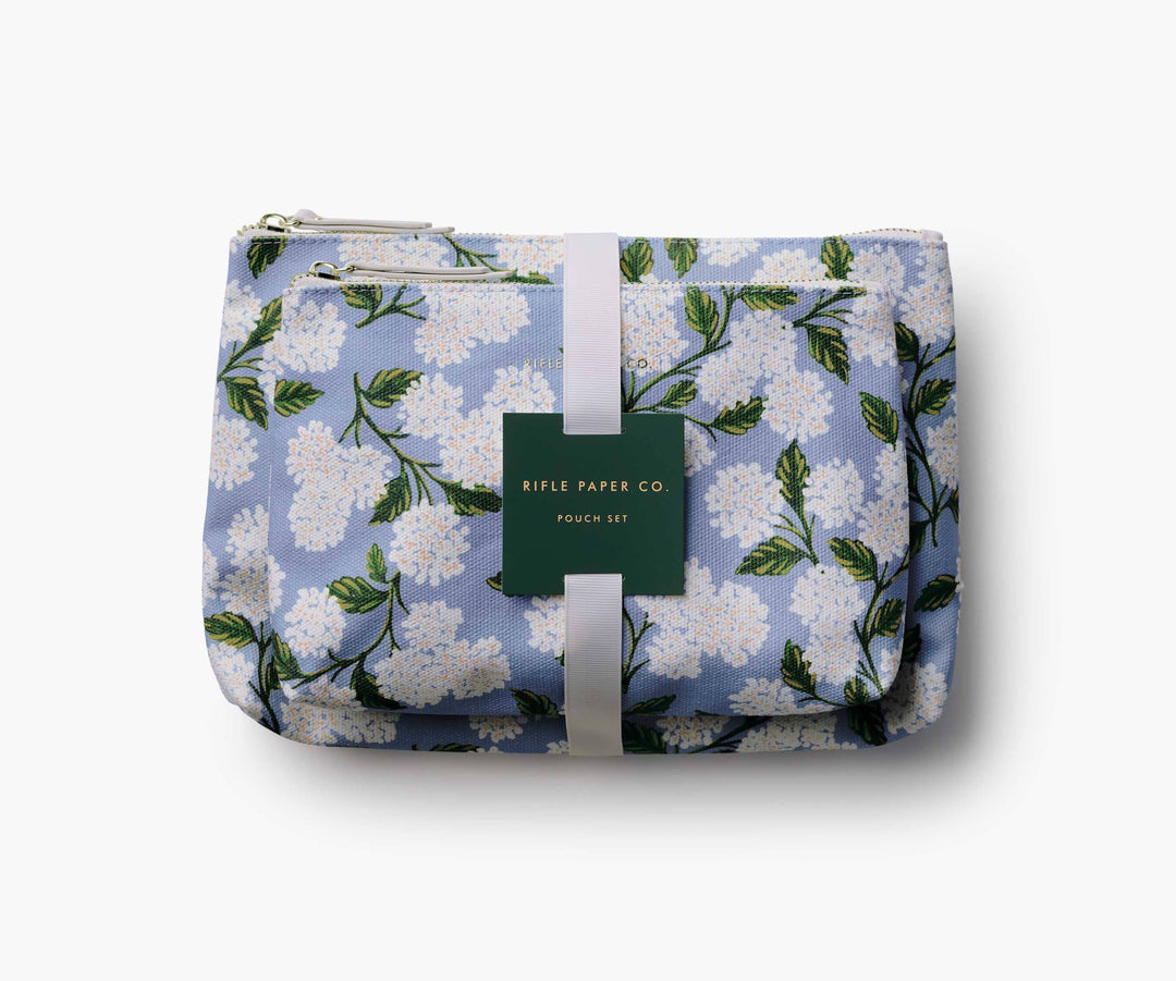 Rifle Hydrangea Zippered Pouch Set
