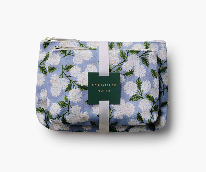 Rifle Hydrangea Zippered Pouch Set
