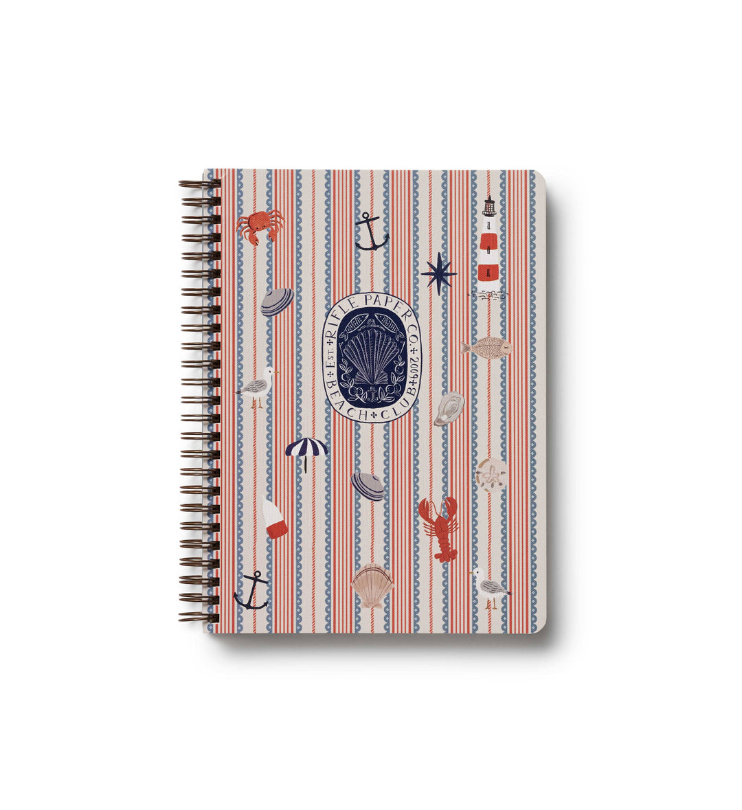 Seaside Spiral Notebook