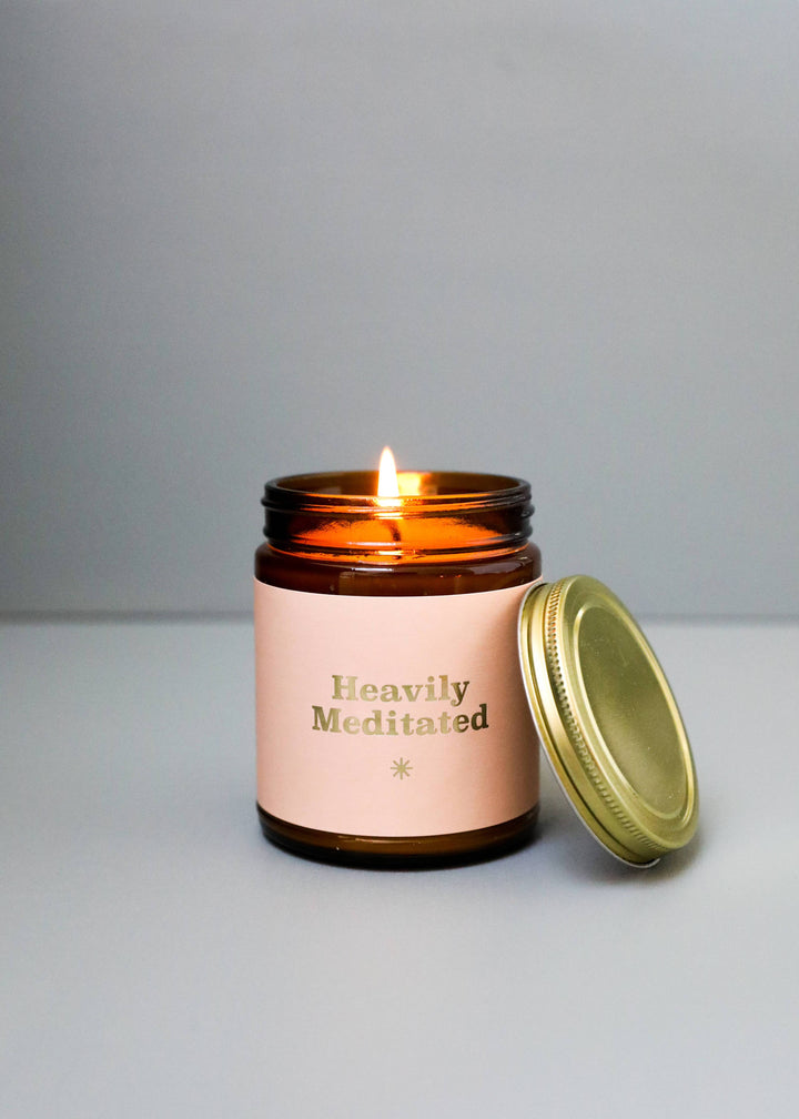 Mantra Candle 9.6oz Heavily Meditated