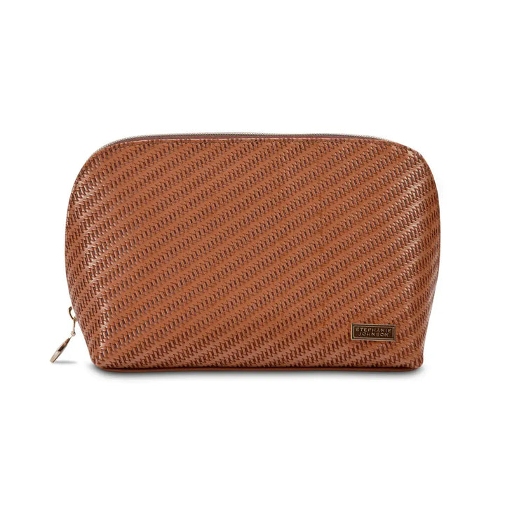 Rosewood Cognac Lola Makeup Bag