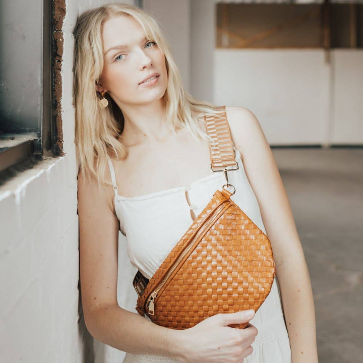 Bum Bag-Westlyn Woven Leather